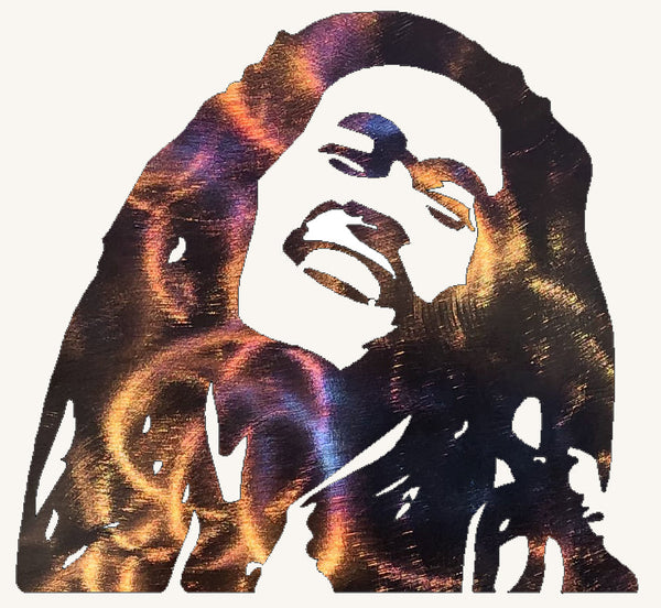 Bob Marley Metal Art