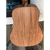 NAMM 2026 Show Piece Breedlove Roots Dreadnought SMe Edgeburst at El Cajon Guitars & Music, ecgmusic.com back closeup