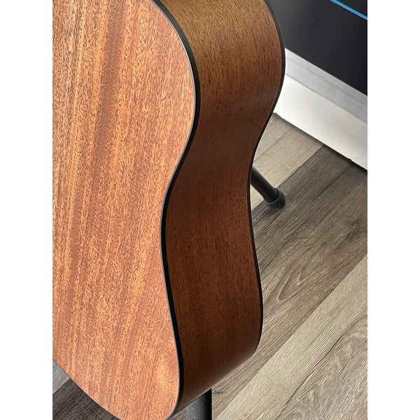 NAMM 2026 Show Piece Breedlove Roots Dreadnought SMe Edgeburst at El Cajon Guitars & Music, ecgmusic.com side back right