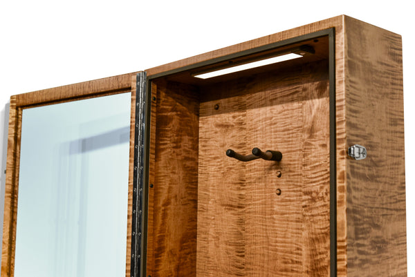 ClimaCase Rectangle Humidor - Flamed Maple with Provincial Stain