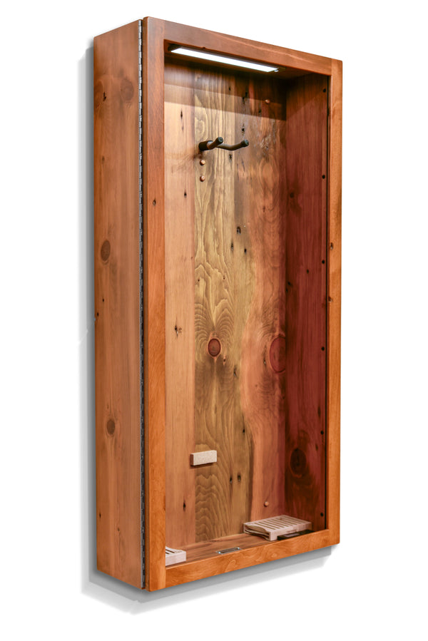 ClimaCase Rectangle Humidor - 300 Year Old Reclaimed Wood with Seely Stain