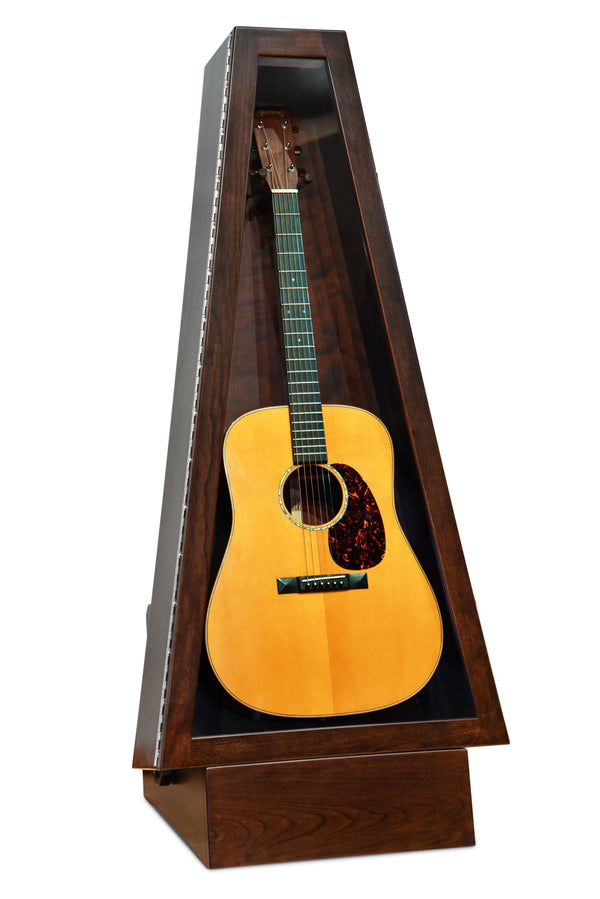 ClimaStand Triangle Humidor with Base - Cherry with Onyx Stain