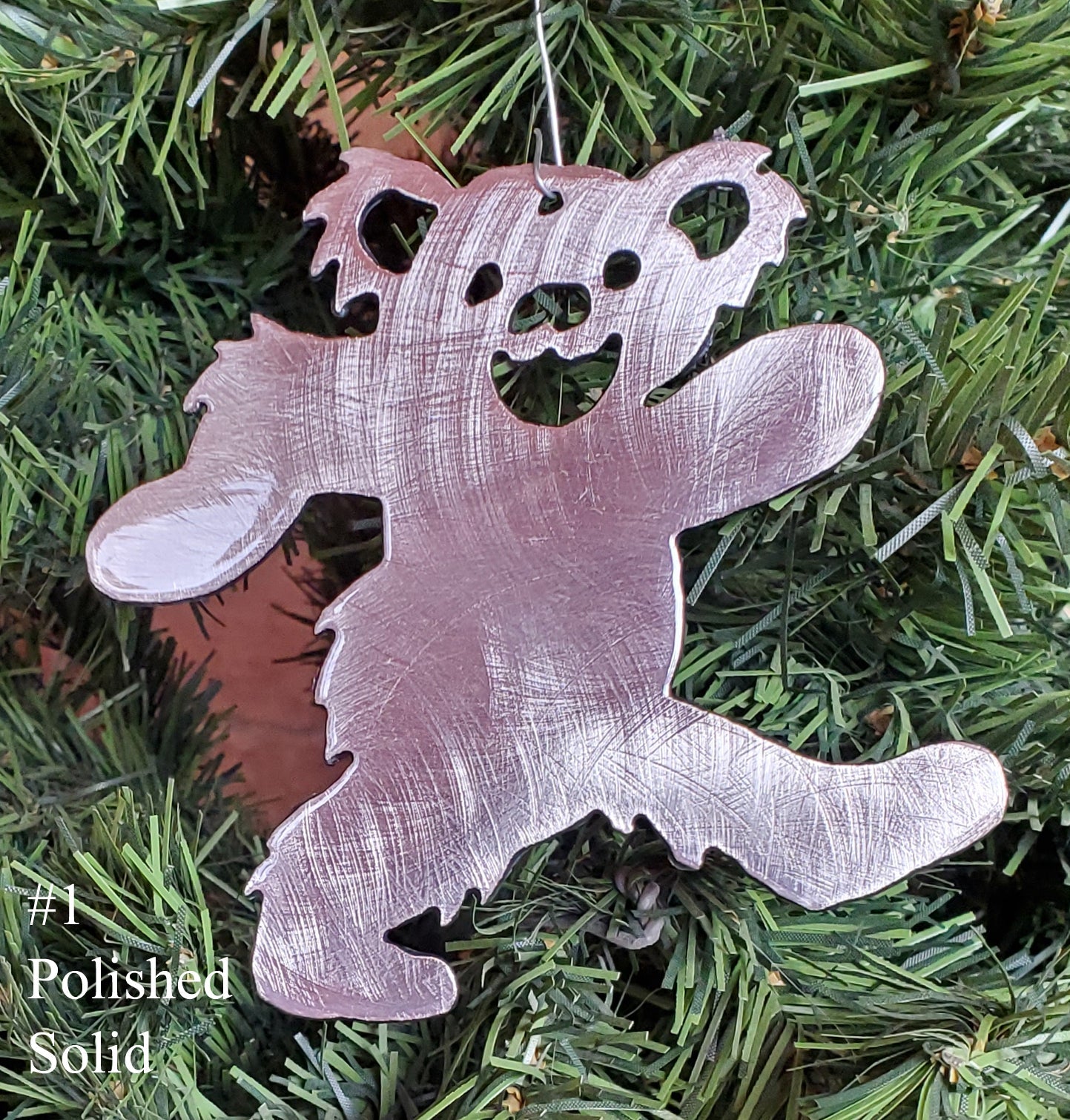 Grateful Dead Dancing Bear Christmas Ornaments