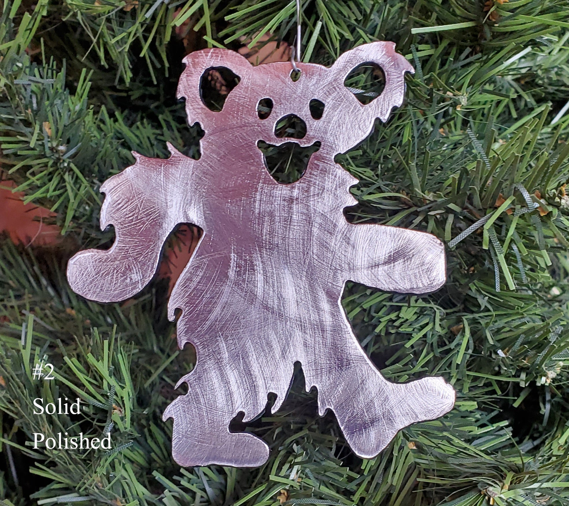 Grateful Dead Dancing Bear Christmas Ornaments