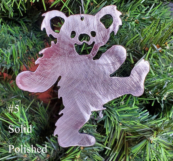 Grateful Dead Dancing Bear Christmas Ornaments
