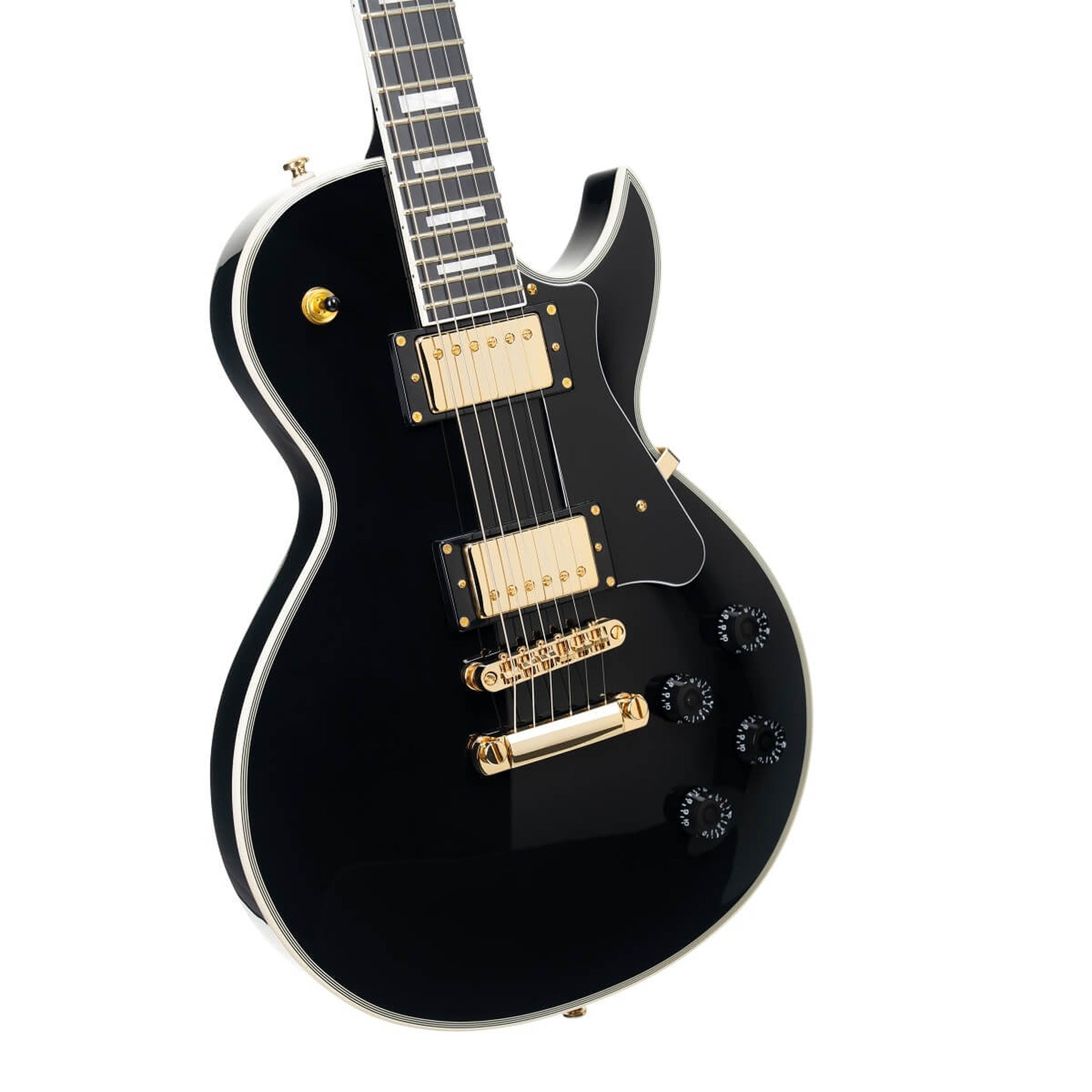 Cort CR270 Classic Rock Electric Guitar in Black, photo 3