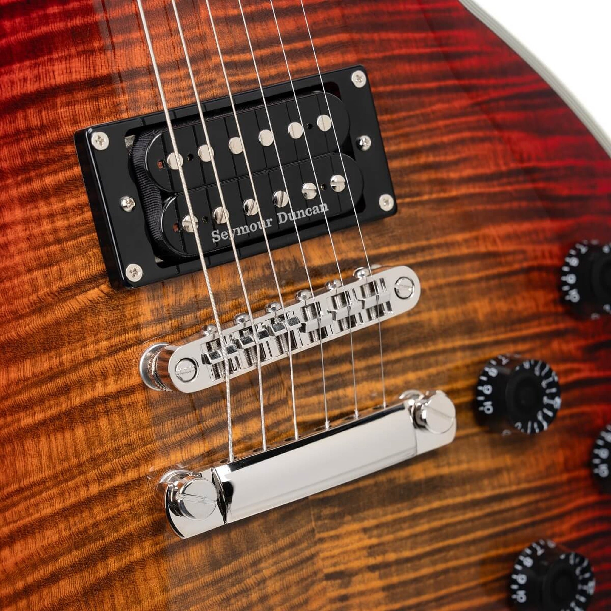Cort CR300 Deluxe Classic Rock Electric Guitar in Flaming Burst, photo 5