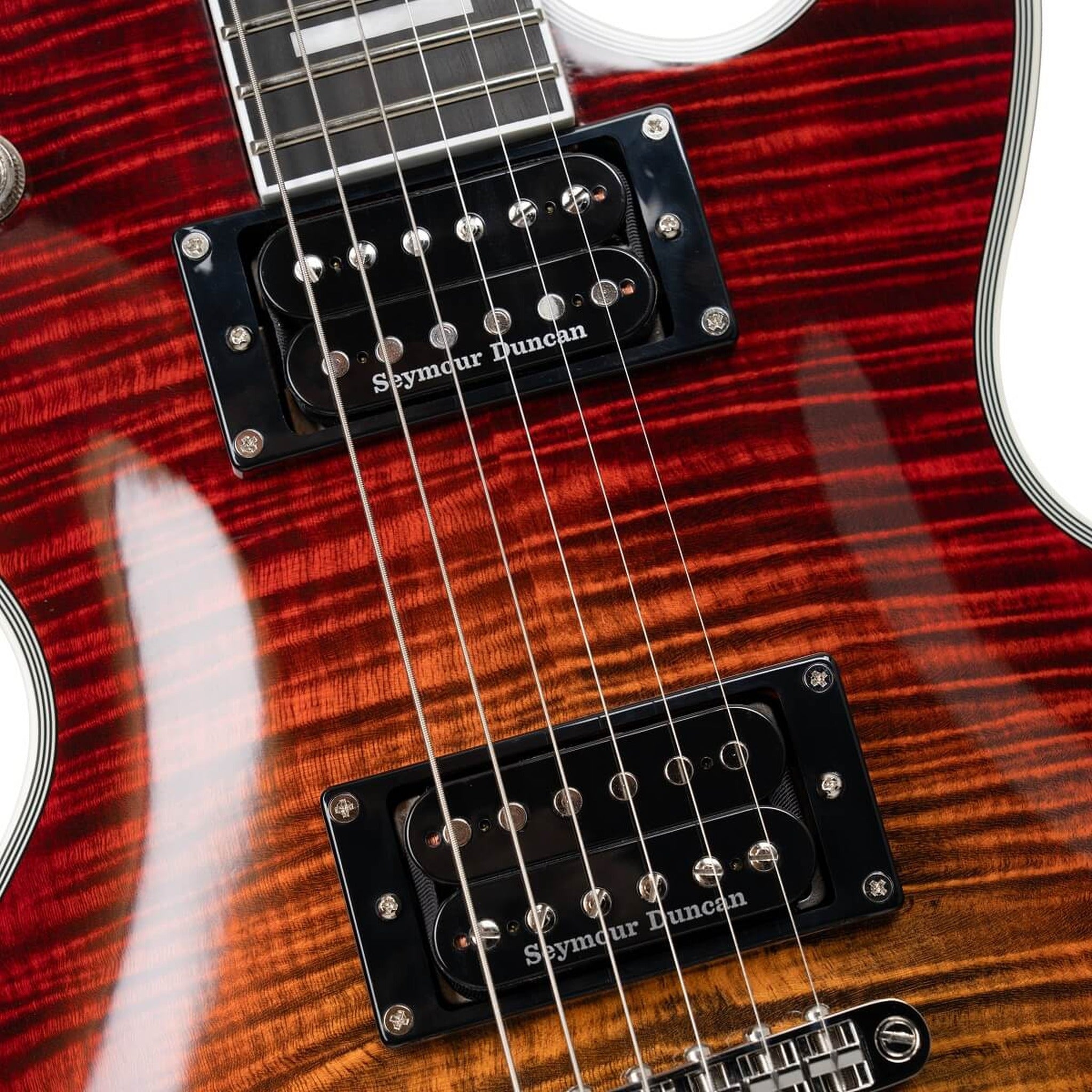 Cort CR300 Deluxe Classic Rock Electric Guitar in Flaming Burst, photo 12