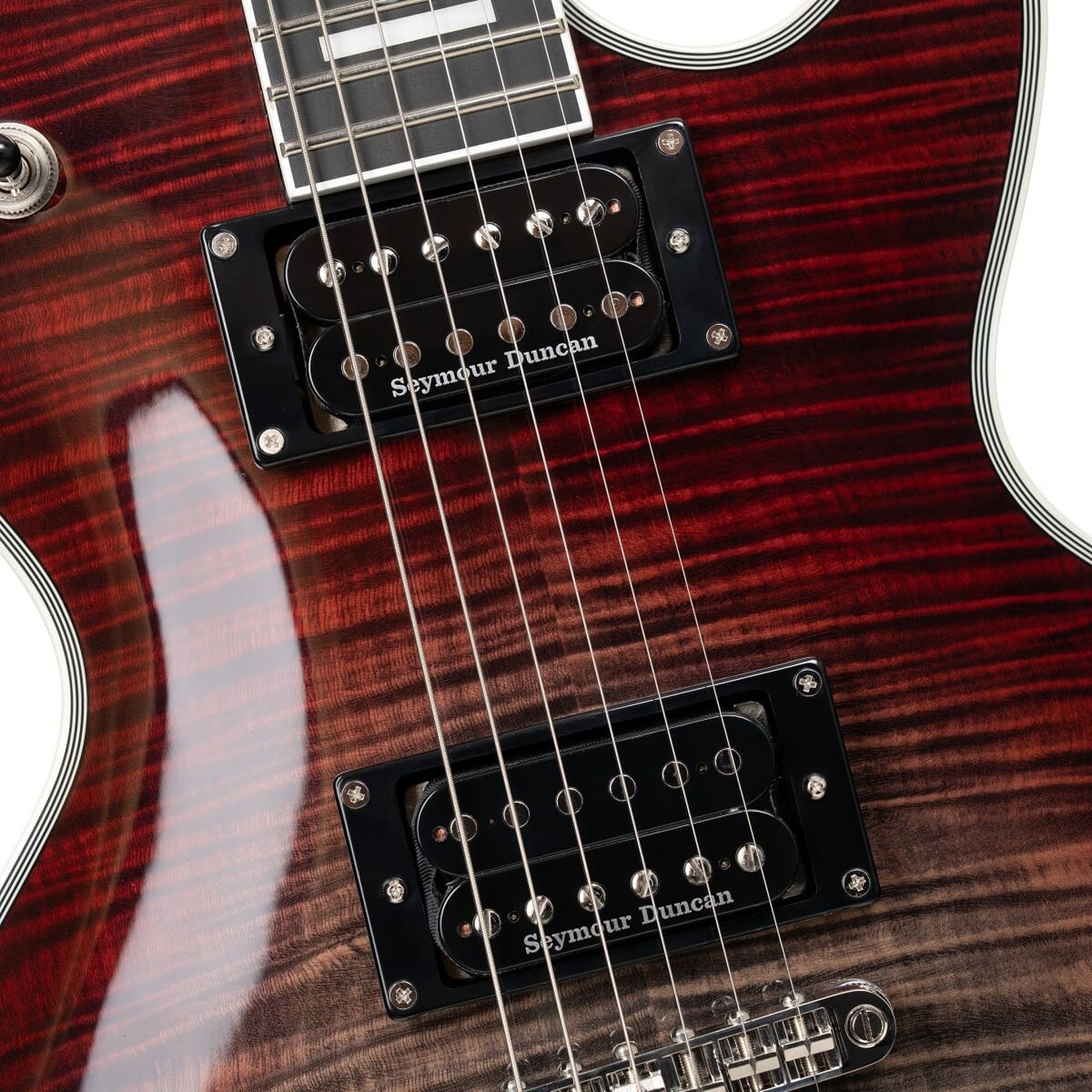 Cort CR300 Deluxe Classic Rock Electric Guitar in Lava Burst, photo 5