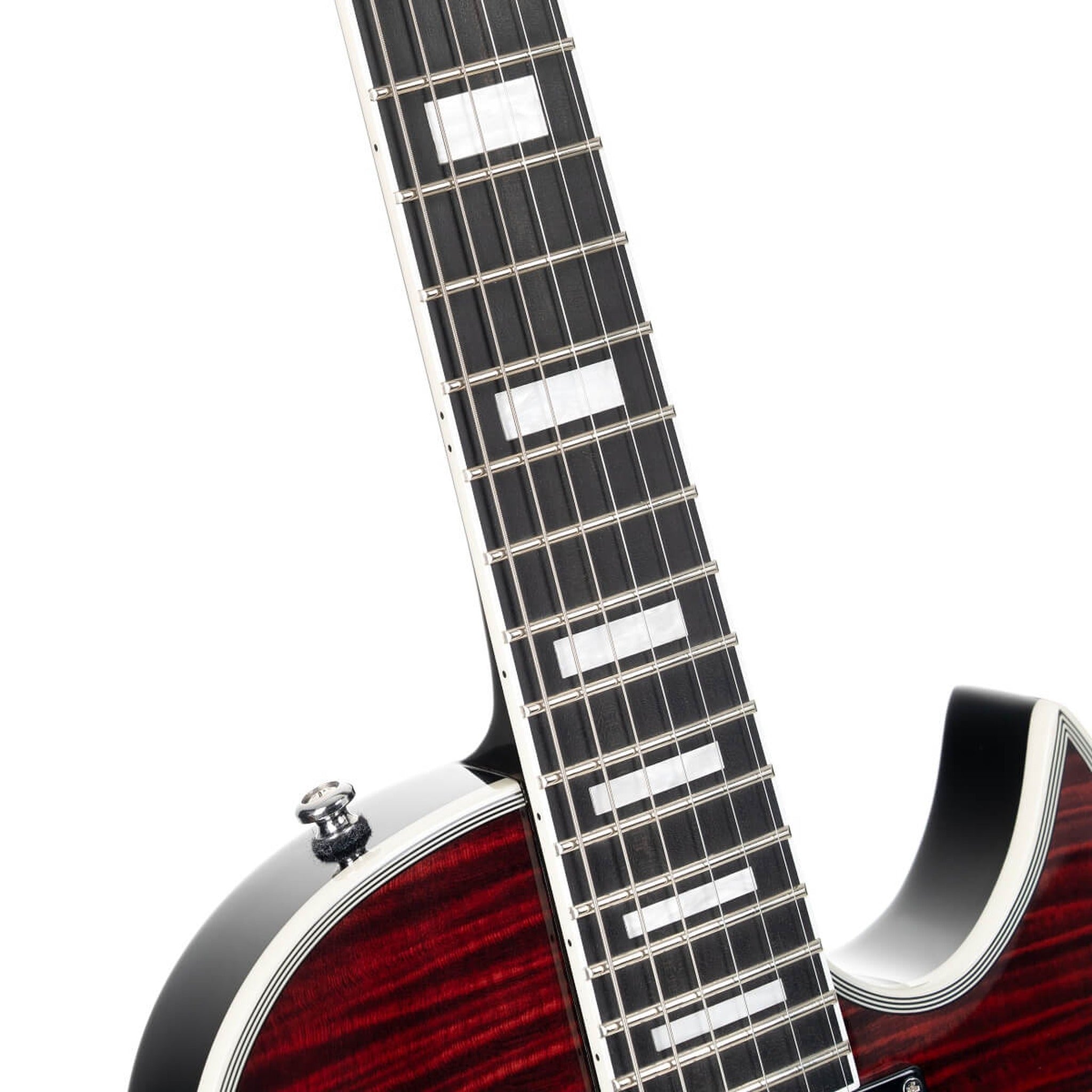 Cort CR300 Deluxe Classic Rock Electric Guitar in Lava Burst, photo 7