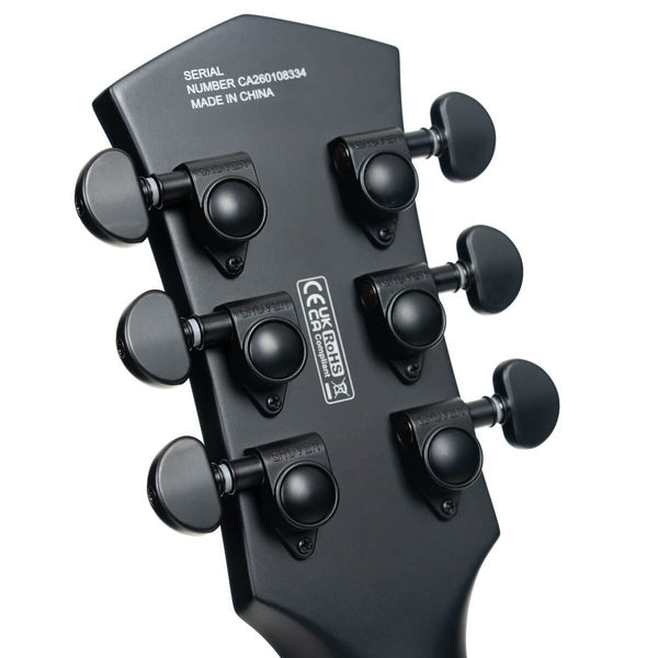 Cort CR300MT Classic Rock Electric Guitar with EMGs in Black Satin, photo 12
