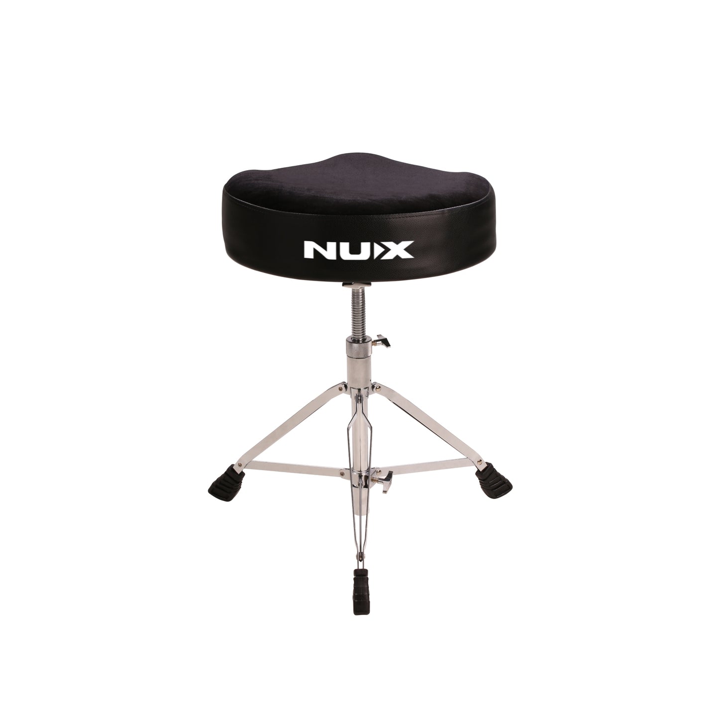 Nux Padded Double Braced Chrome Drum Throne Model NDT-03