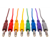 Hosa CSS-845 18-Inch 1/4" TRS Balanced Patch Cables 8-Pack