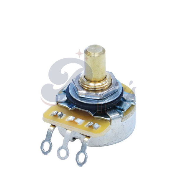 CTS 250KΩ Potentiometer ¼" Bushing (Imperial Solid Shaft) - Fits Fender® Telecaster®