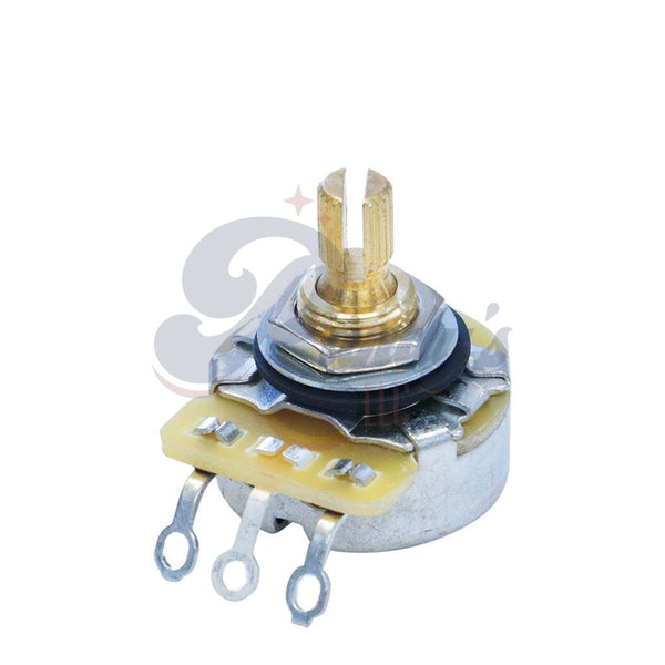 CTS 250KΩ Potentiometer ¼" Bushing (Fine Split Shaft) - Fits Gibson®