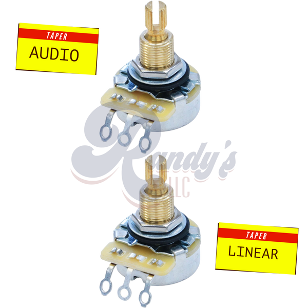 CTS 250KΩ Potentiometer ⅜" Bushing (Fine Split Shaft) - Fits Gibson®