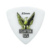 Clayton Acetal/Polymer Picks — Rounded Triangle (12-Pack)