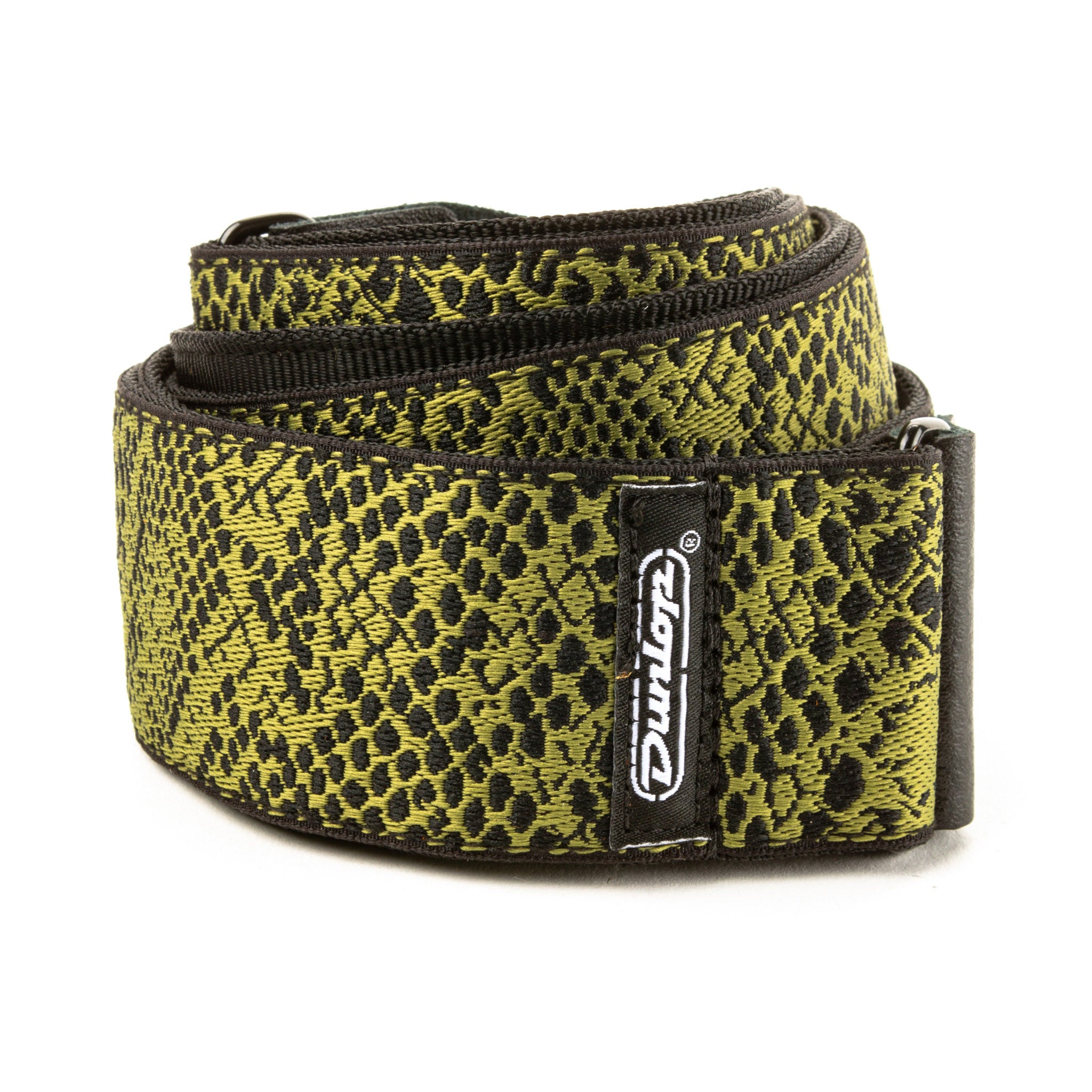 Dunlop Jacquard Guitar Strap - Serpentine Green Pattern