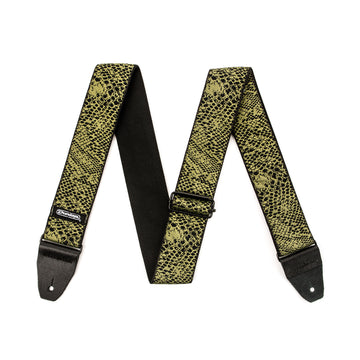 Dunlop Jacquard Guitar Strap - Serpentine Green Pattern