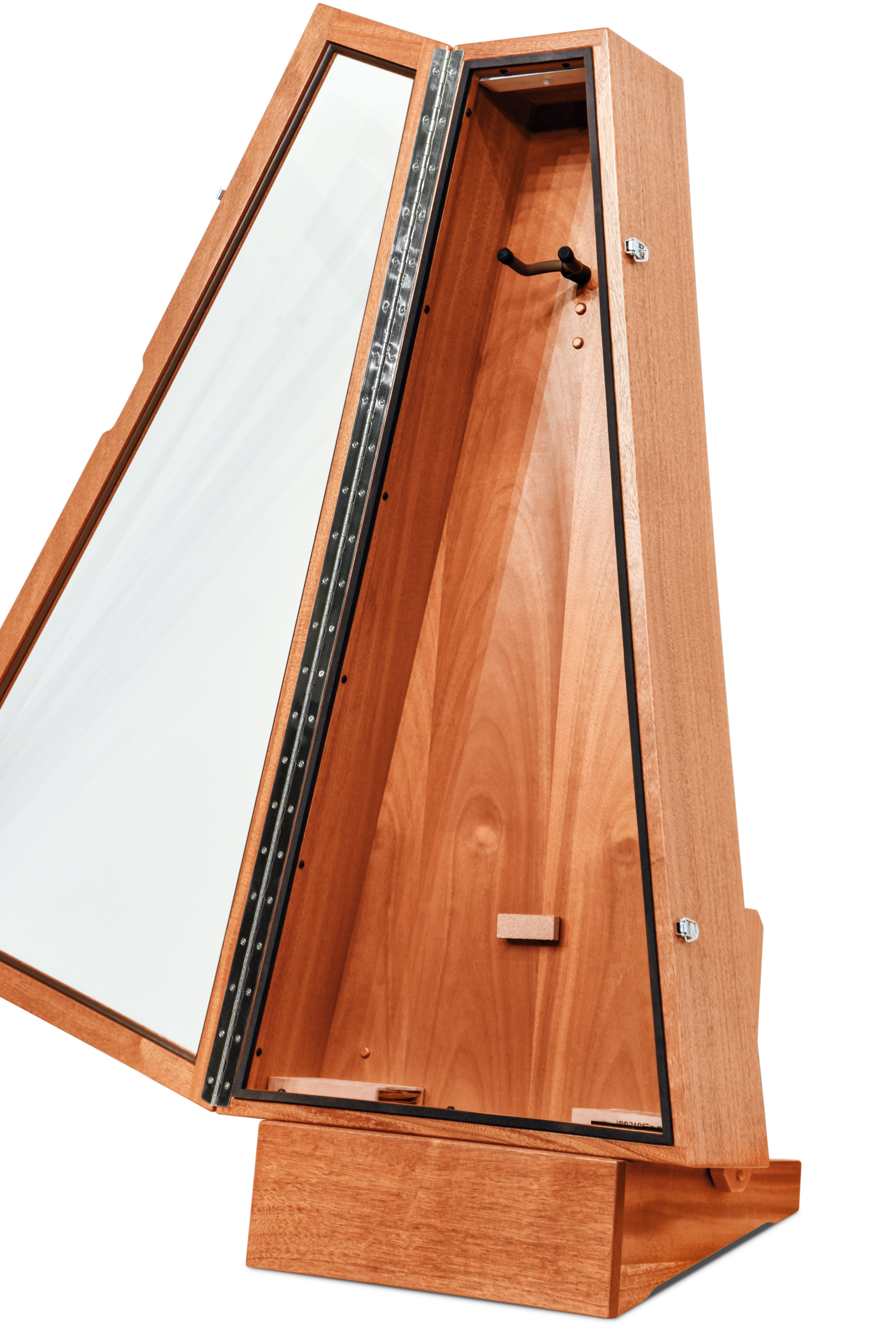 ClimaStand Triangle Humidor with Base - African Mahogany