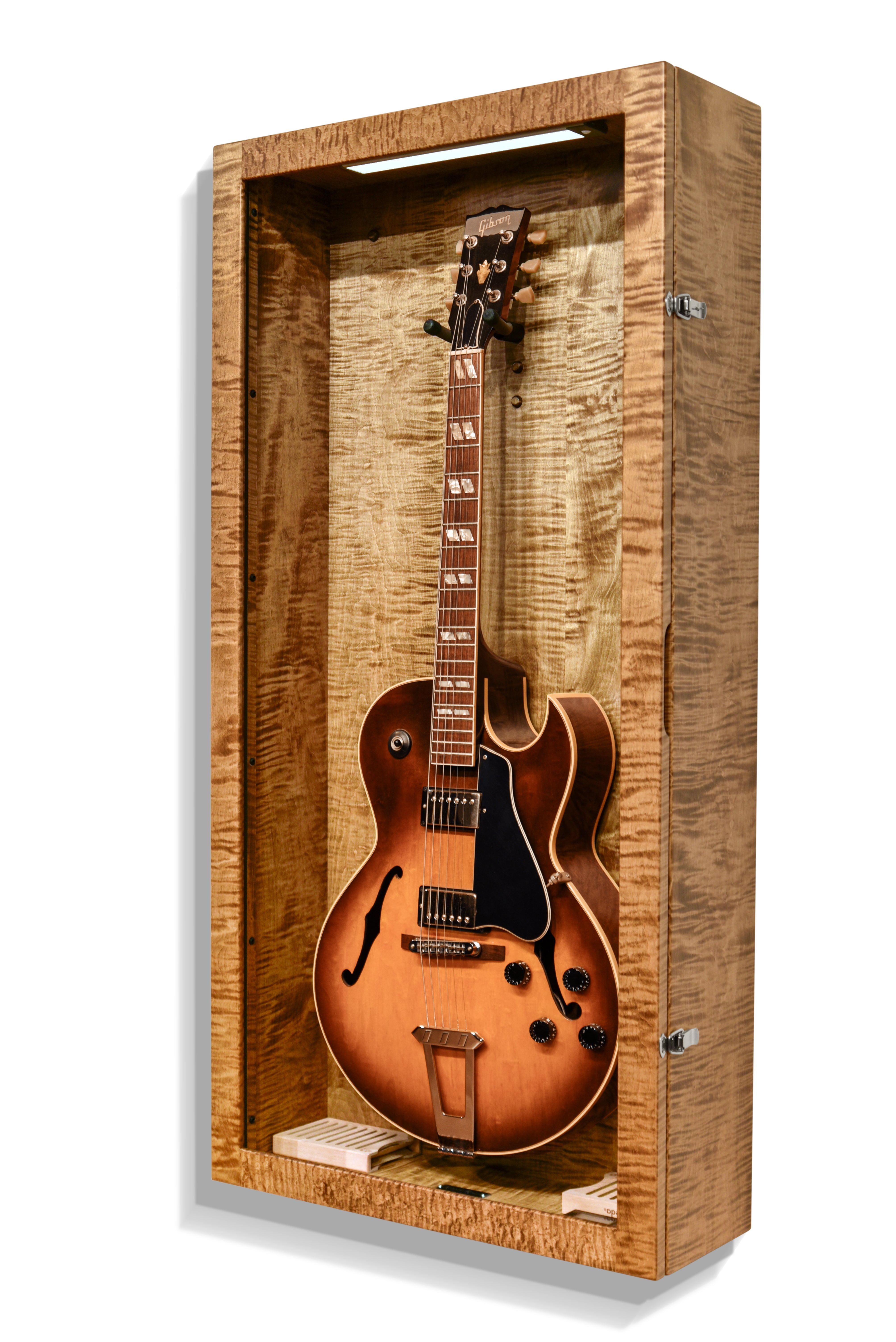 ClimaCase Rectangle Humidor - Flamed Maple with Provincial Stain