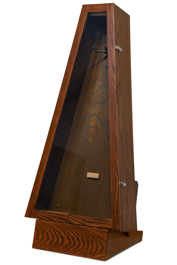 ClimaStand Triangle Humidor with Base - Northern White Ash with Coffee Stain