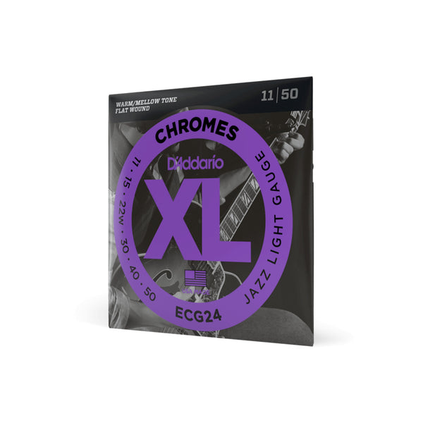 D'Addario  11-50 Jazz Light, XL Chromes Electric Guitar Strings