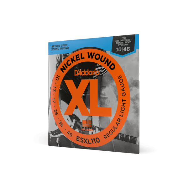 D'Addario ESXL110 Nickel Wound Regular Light Double Ball End Electric Guitar Strings