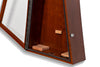 ClimaCase Triangle Humidor - Cherry with Acres Stain