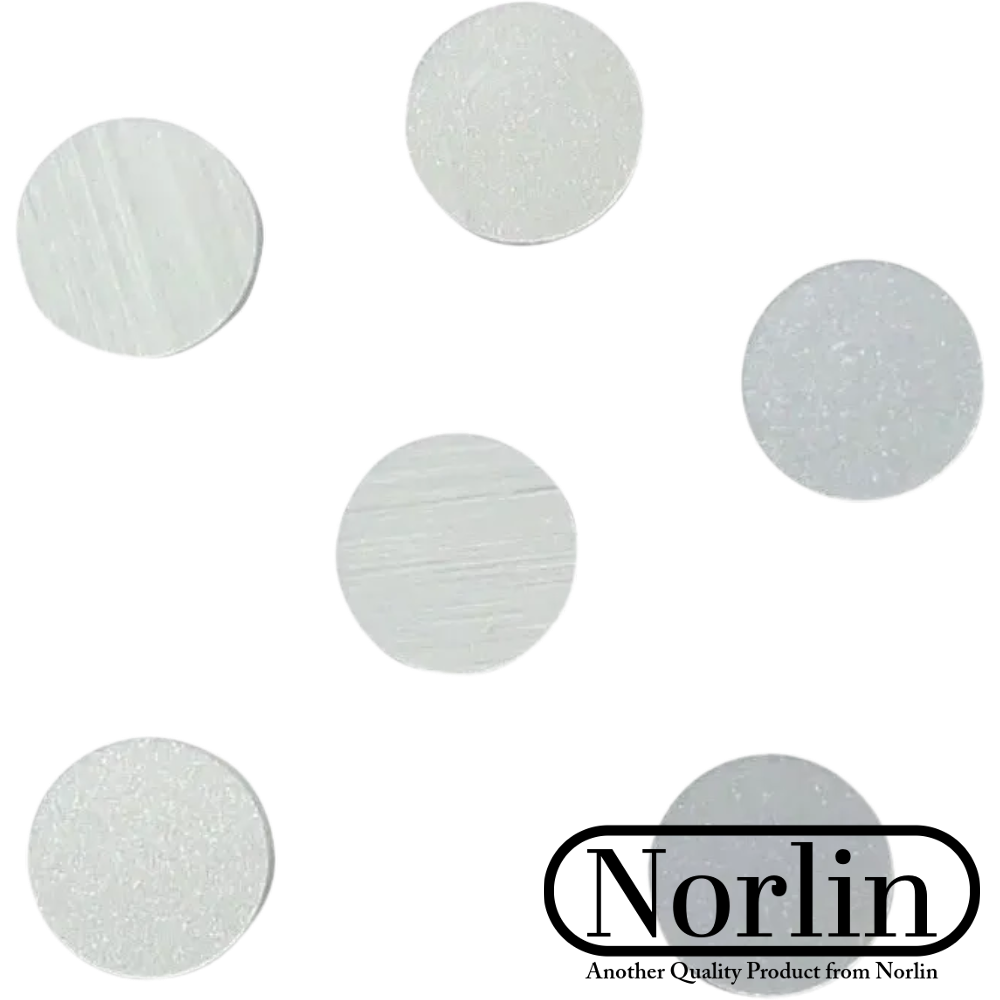 Acrylic White Pearl Side Position Dots & Inlays for Guitar (10-Pack)