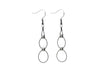 Double Hoop Drop Earrings