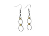 Double Hoop Drop Earrings