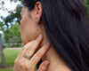 Double Hoop Drop Earrings