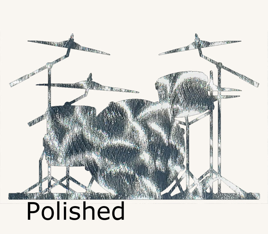 Drum Set Metal Art