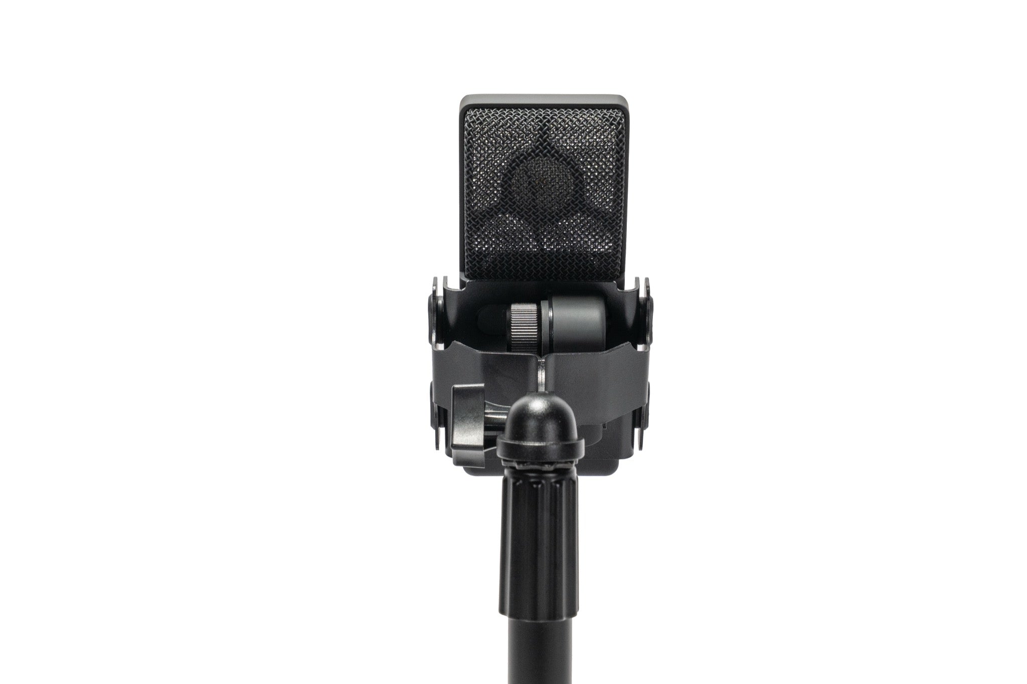 CAD Audio E100Sx Large Diaphragm Supercardioid Condenser Microphone - on stand, back