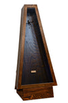 ClimaStand Triangle Humidor with Base - Northern White Ash with Rich Tobacco Stain