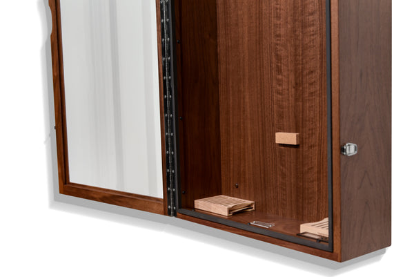 ClimaCase Rectangle Humidor - Walnut