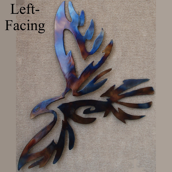 Eagle Metal Art Sculpture - 7", 11", 16", 22" or 30"