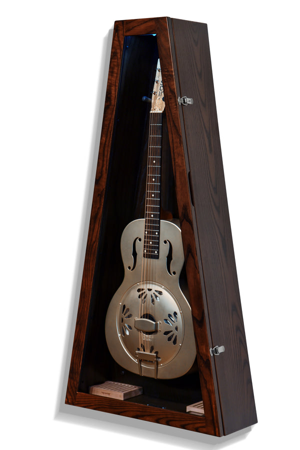 ClimaCase Triangle Humidor - Northern White Ash with Onyx Stain