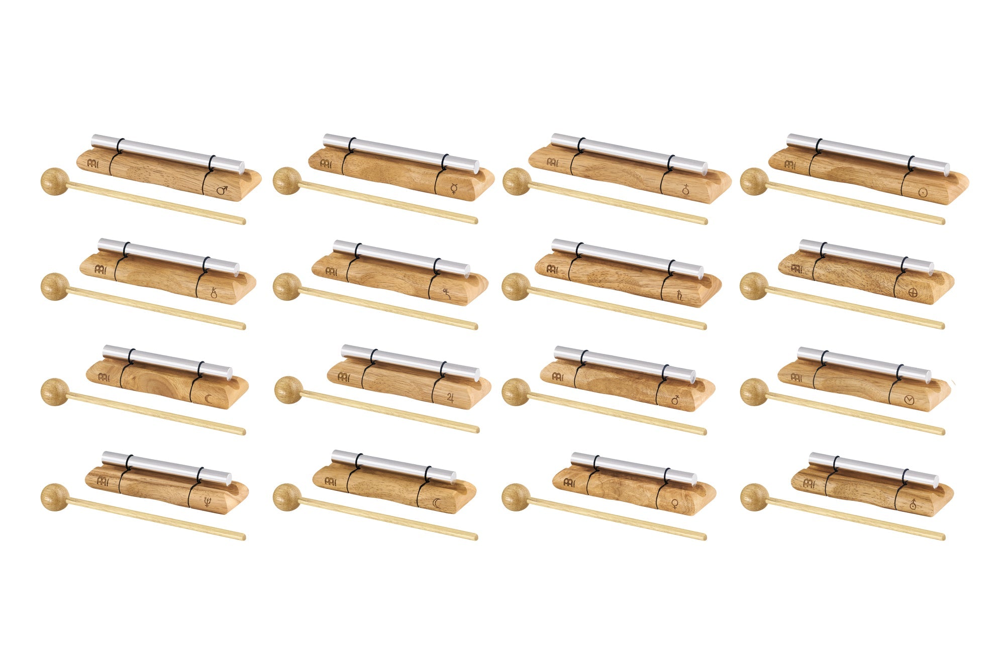 16 Energy Chimes Complete Planetary Set