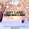 ECGMusic Gift Cards