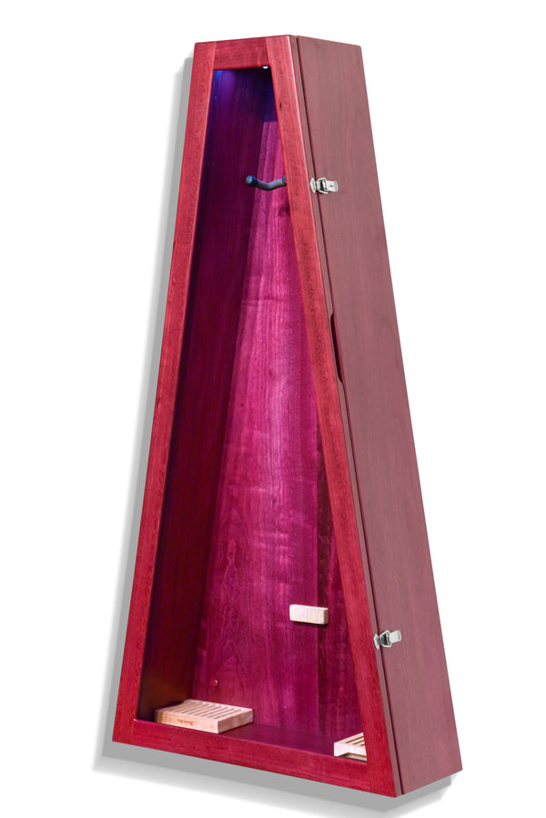 ClimaCase Triangle Humidor - Purpleheart