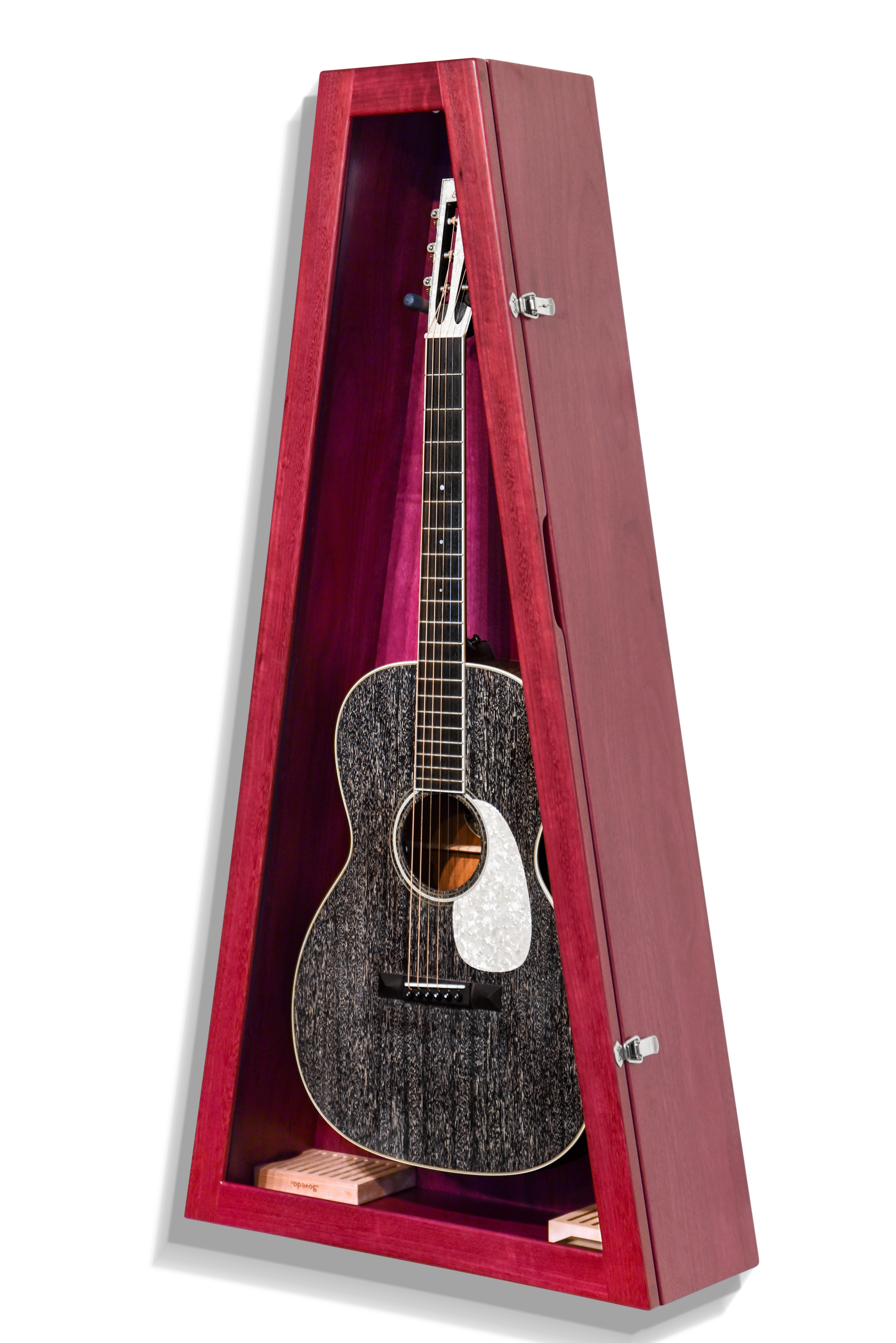 ClimaCase Triangle Humidor - Purpleheart