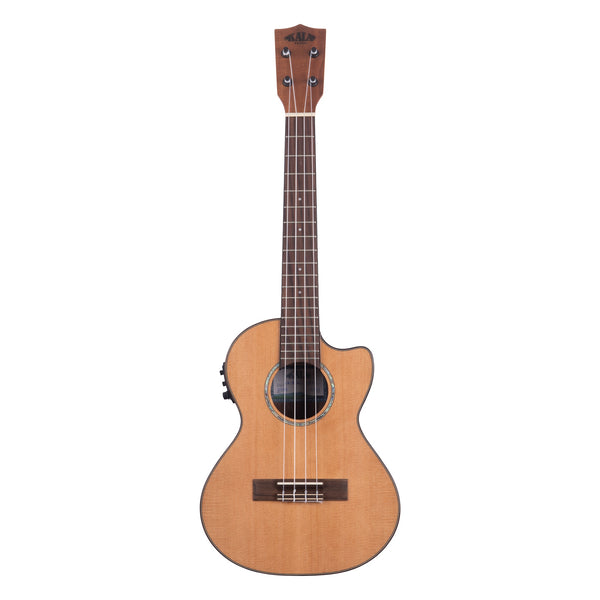 Kala Solid Cedar Top Acacia Tenor Cutaway w/EQ - KA-SCAC-T-CE