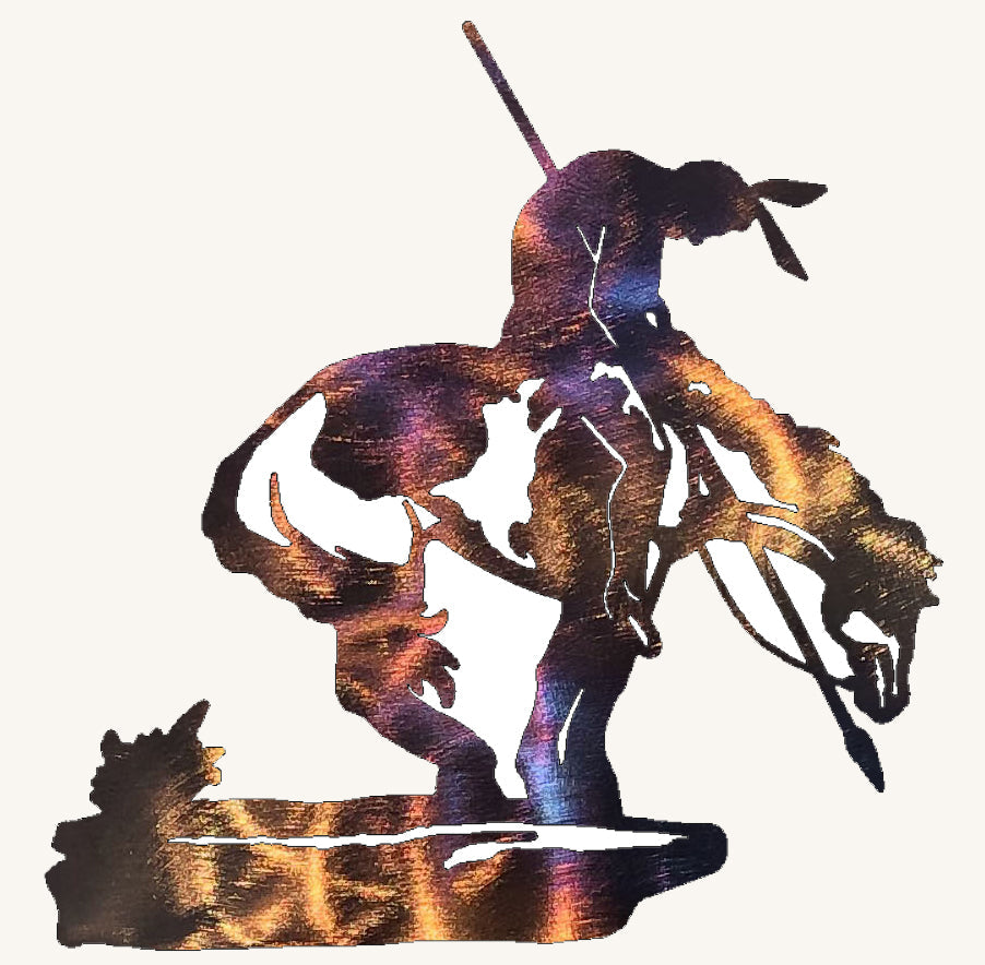 End of the Trail Metal Art