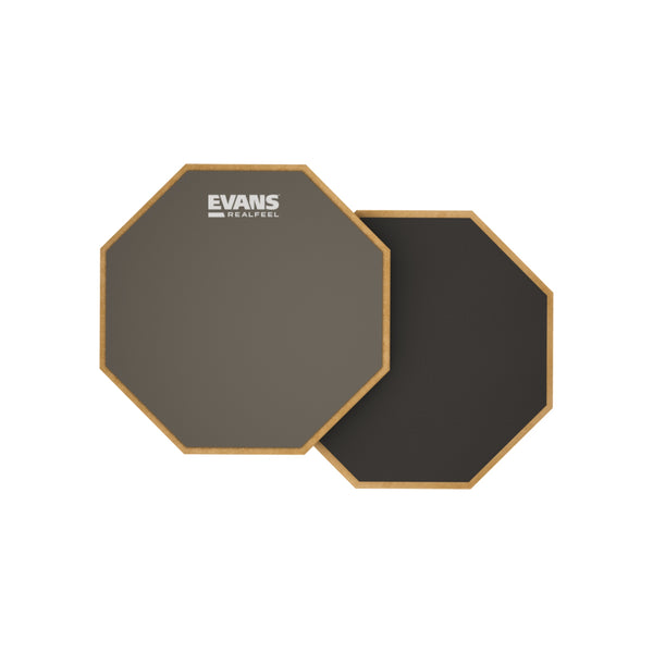 RealFeel 2-sided Practice Drum Pad, 6 Inch
