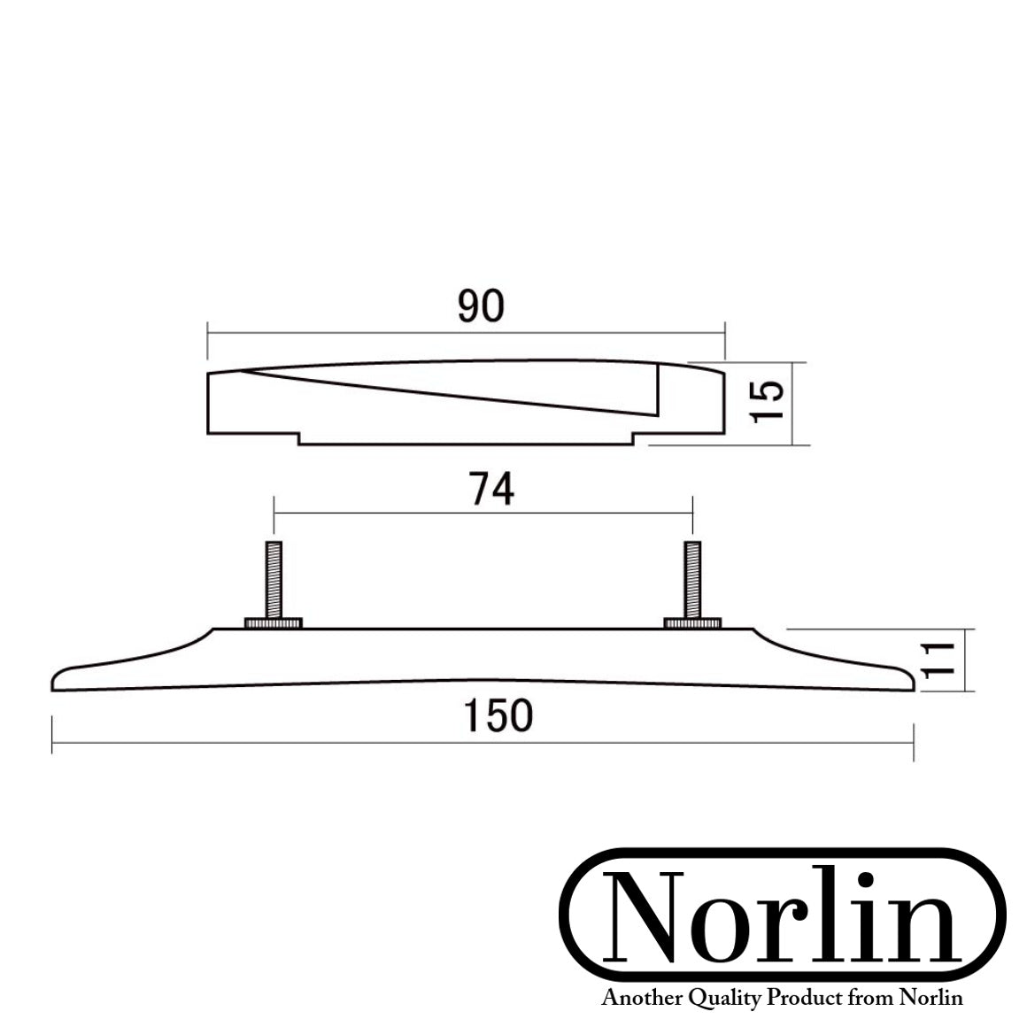 Archtop Slanted Ebony Bridge for Gibson® & Epiphone® Guitars