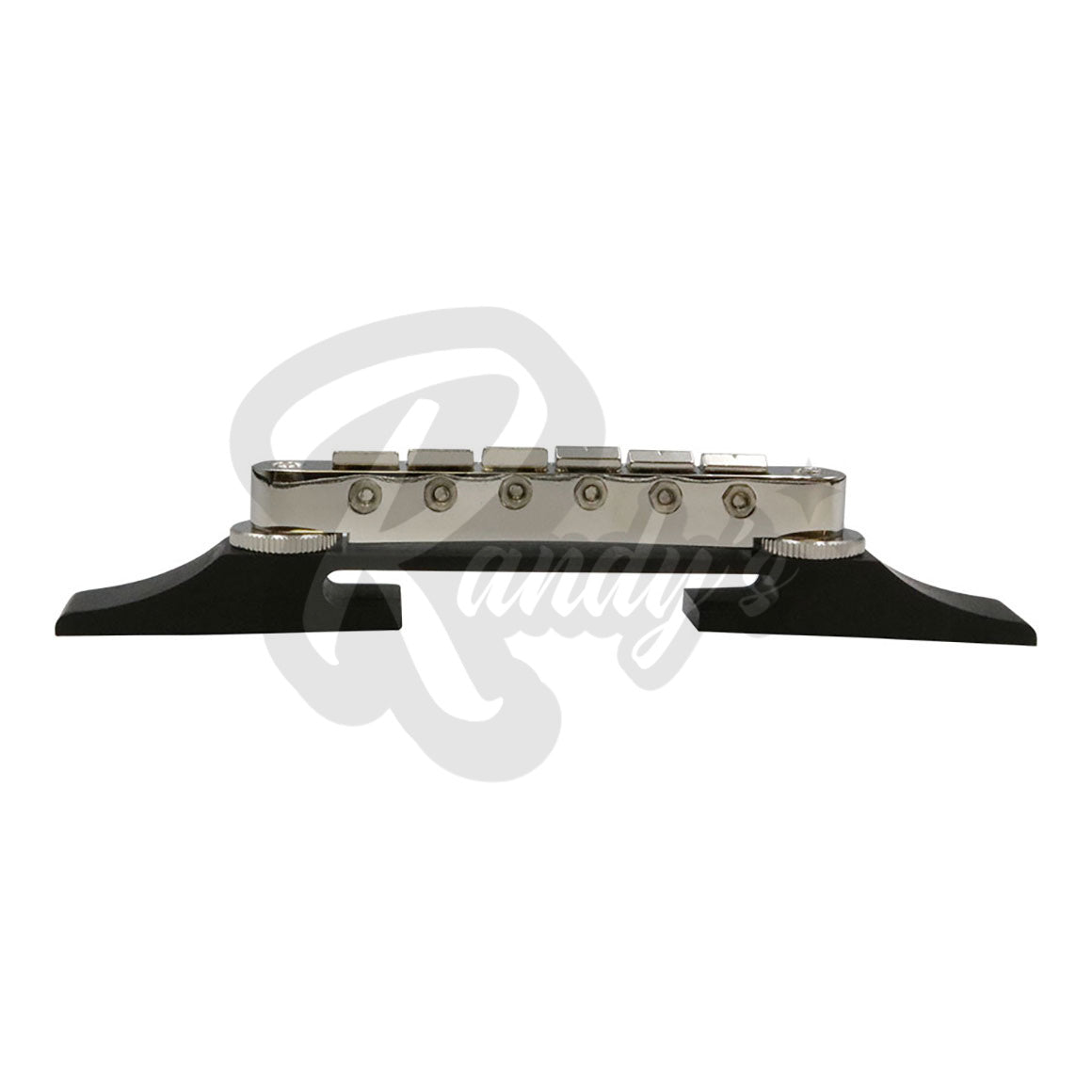 GE104B Nashville Tune-O-Matic Bridge w/ Archtop Ebony Base - Fits Gibson® & Epiphone®