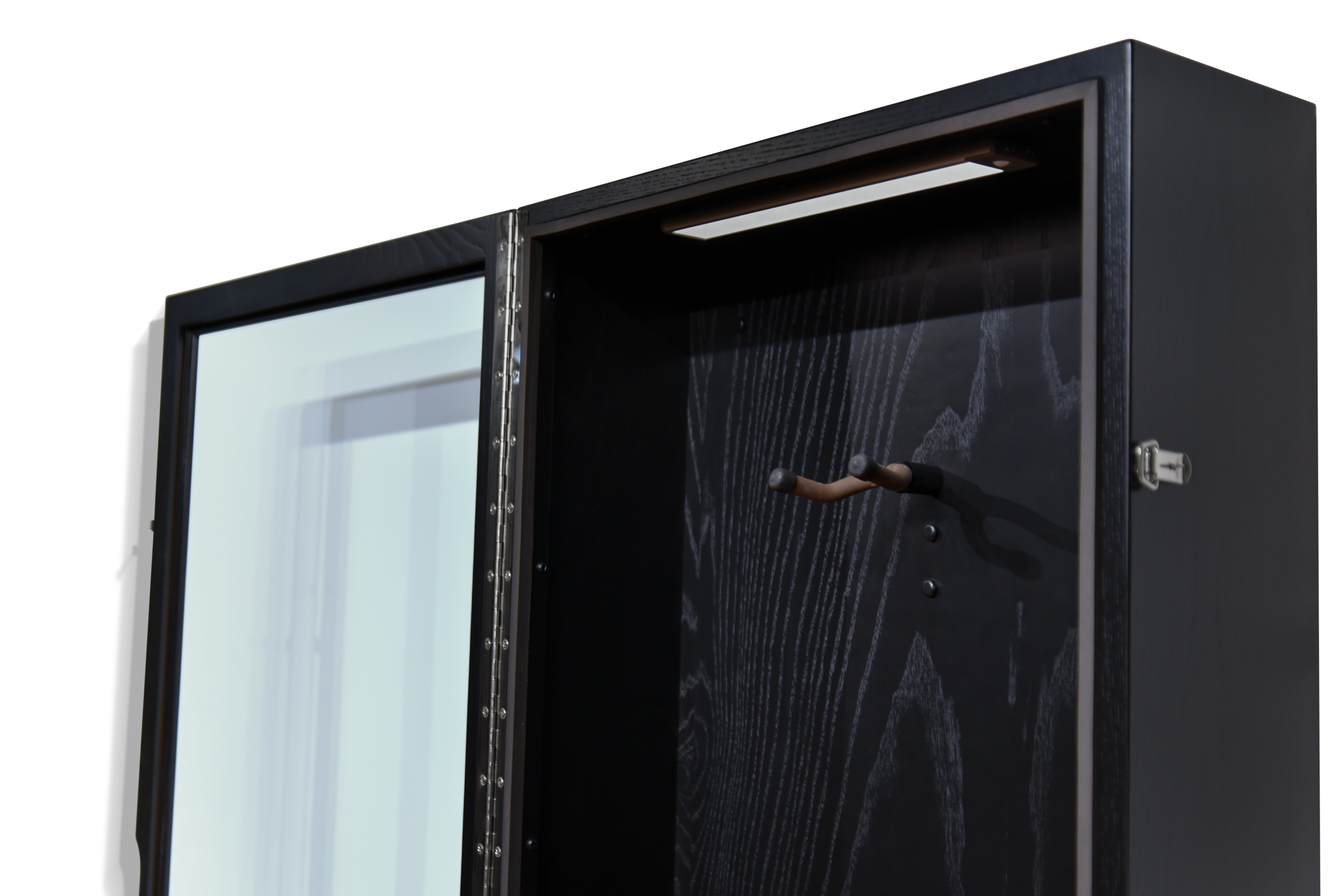 ClimaCase Rectangle Humidor - Northern White Ash with Piano Black