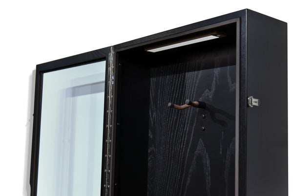 ClimaCase Rectangle Humidor - Northern White Ash with Piano Black